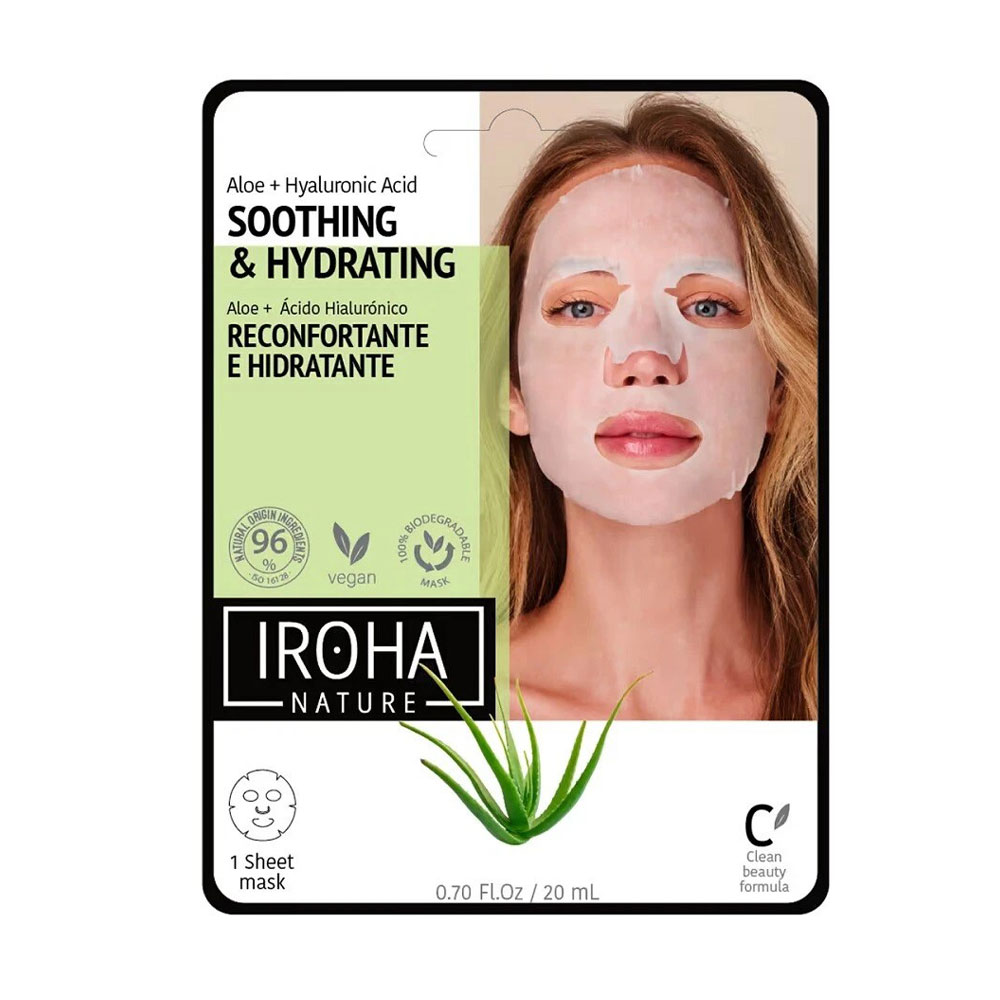Тканинна маска для обличчя Iroha Nature Hydrating Face Sheet Mask, 20 мл